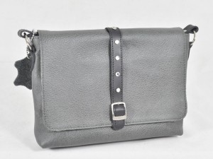 HUETTER Torebka damska skórzana festival "Fifi " szara