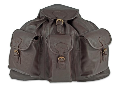 Plecak skórzany z trzema kieszeniami nr 62