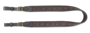HUETTER Skórzany pasek do broni przeplatany nr 087