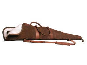 HUETTER Skórzany futerał pokrowiec na broń welur nr 008