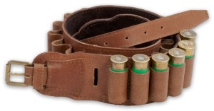 HUETTER Skórzany pas na amunicję śrutową nr 129